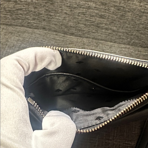 Kate Spade Charcoal Leather Crossbody Bag - Picture 2 of 10